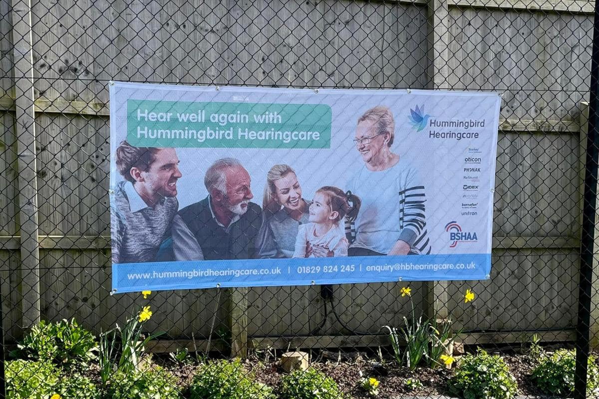 Hummingbird Hearingcare | Outdoor Banners, Exterior Signage
