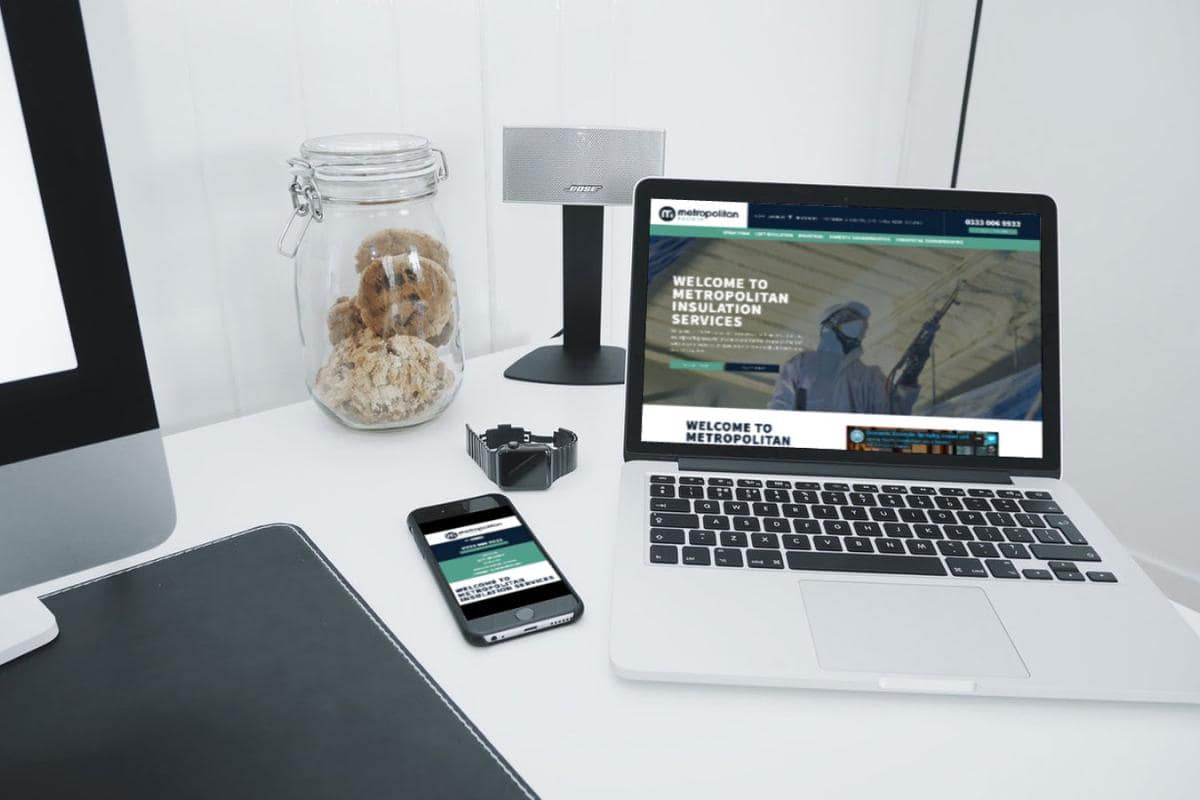 Metropolitan Insulation: Responsive Web Design, Web Development